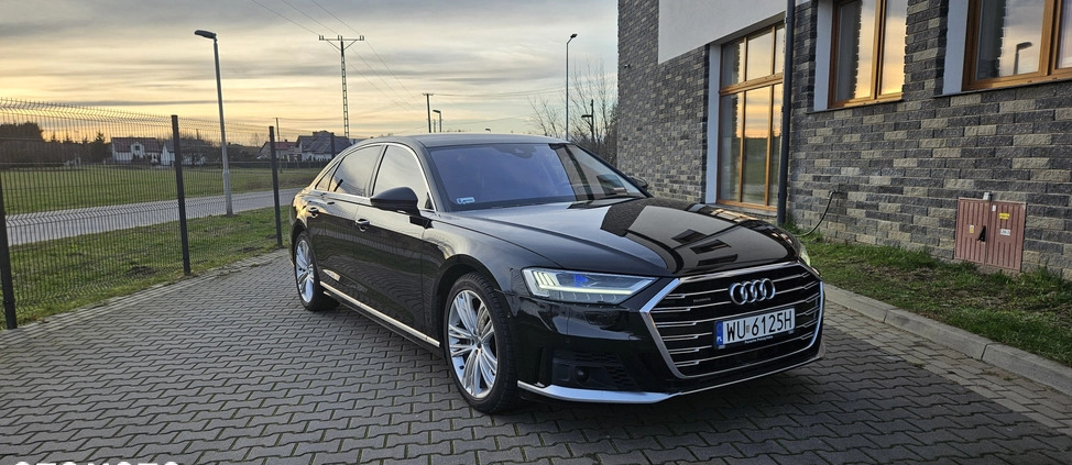 Audi A8 cena 329900 przebieg: 79873, rok produkcji 2019 z Chełmek małe 56